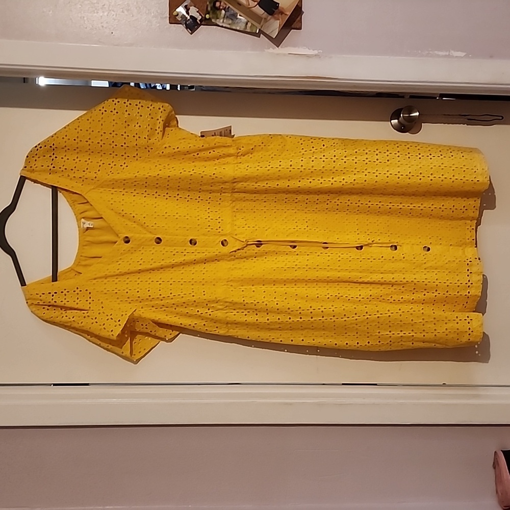 Yellow Midi Dress